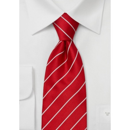 Business Tie -  Bright Red