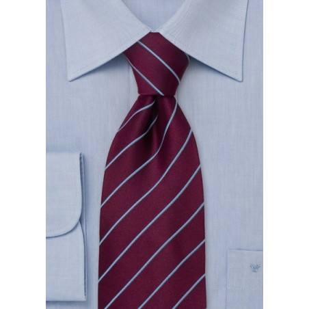 Elegant Business Tie -  Burgundy/ Purple