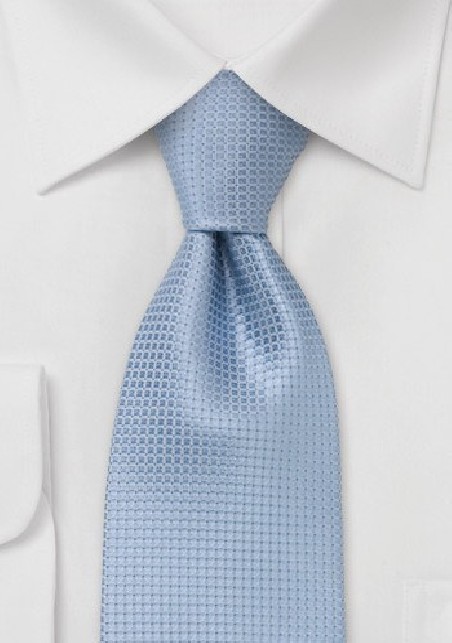 Light blue silk tie