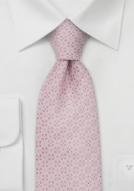 Designer neckties - Handmade silk tie in light pink