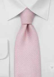Designer neckties - Light pink silk tie by Chevalier