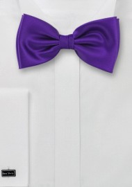 Bow ties  -  Solid color bow tie in dark purple