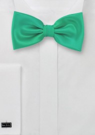 Bow ties  -  Jade green men's bow tie