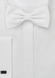 White bow tie  - Formal bow tie in bright white color