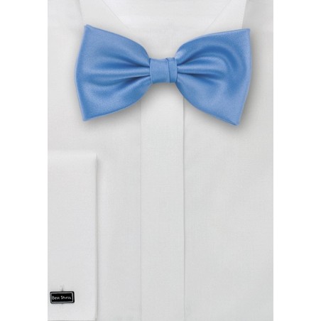 Bow tie  -  Solid color sky blue bow tie