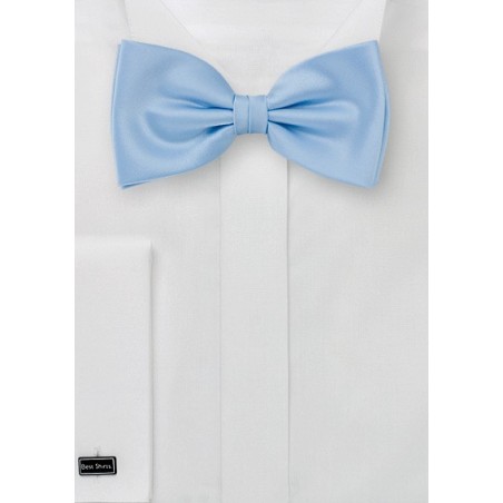 Bow ties  -  Light blue solid color bow tie