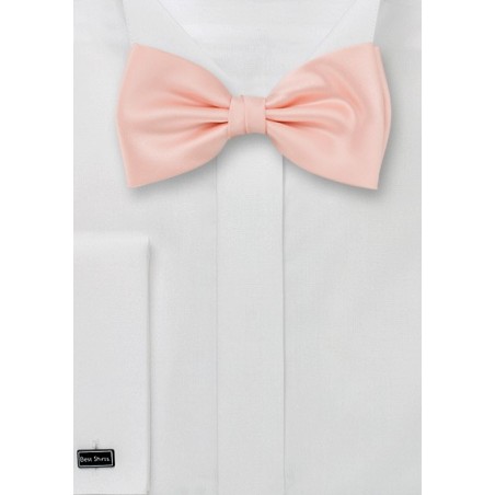 Bow ties - Solid color bow tie in peach pink