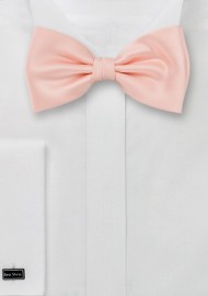 Bow ties - Solid color bow tie in peach pink
