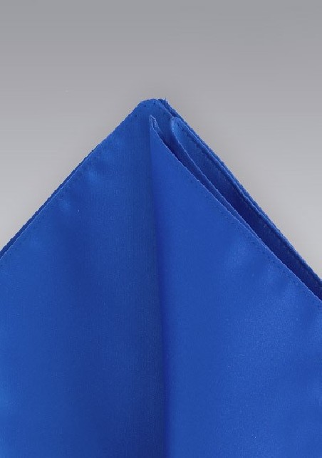 Pocket Squares - Royal blue colored hankie
