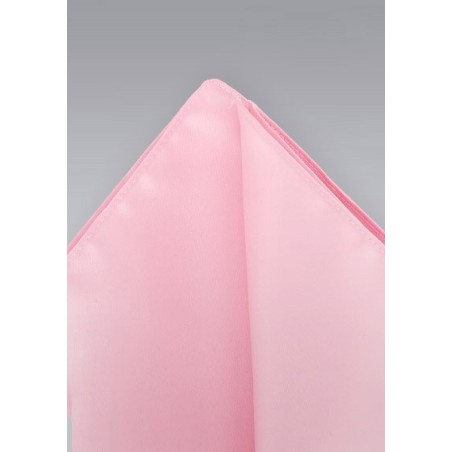 Pink Pocket Square -  Solid color pink hankie