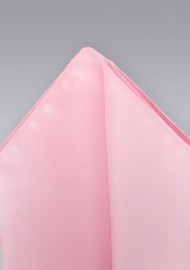 Pink Pocket Square -  Solid color pink hankie