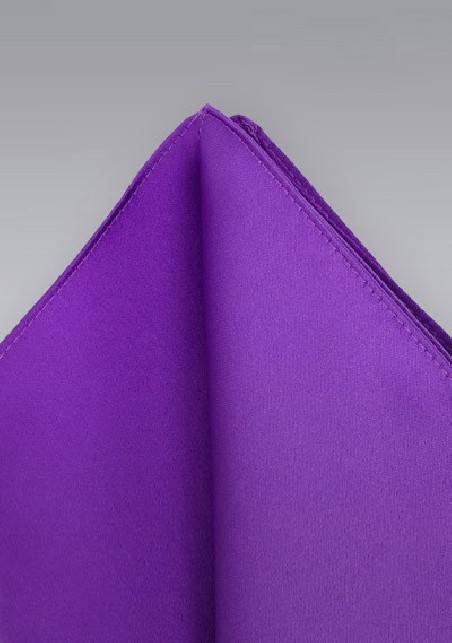 Pocket Squares -  Purple hankie
