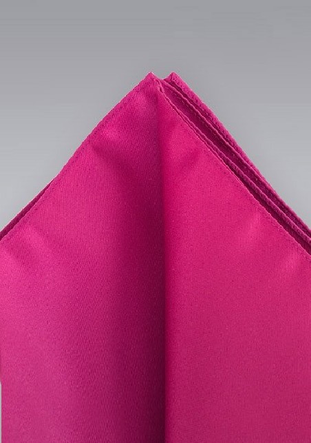 Dark pink pocket square