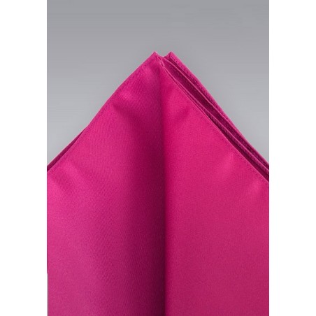 Dark pink pocket square