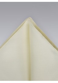 Pocket Squares -  Cream colored hankie