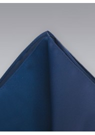 Pocket Squares - Solid color dark blue hankie