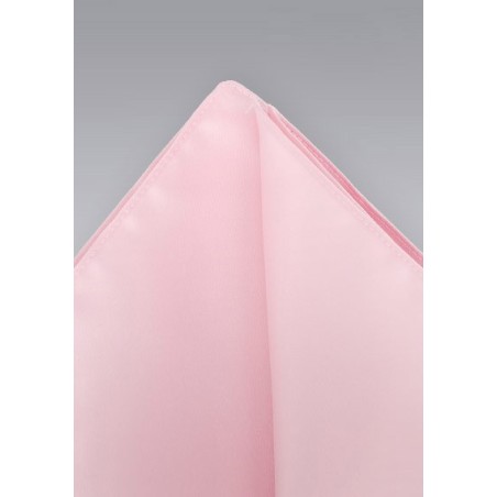 Light pink pocket squares - Solid color hankie in light pink
