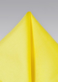 Pocket Squares - Bright yellow hankie