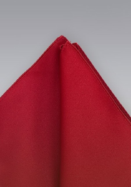 Pocket squares -  Cherry red pocket square