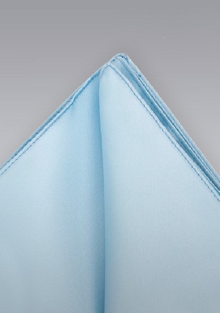 Light blue pocket square