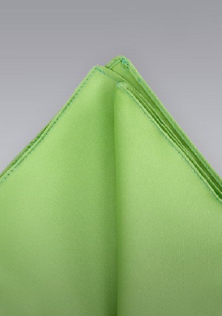 Apple green pocket square