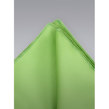 Apple green pocket square