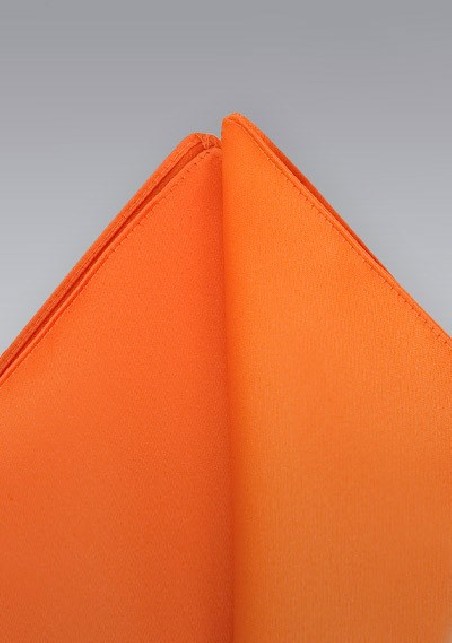 Pocket squares - Bright orange pocket square