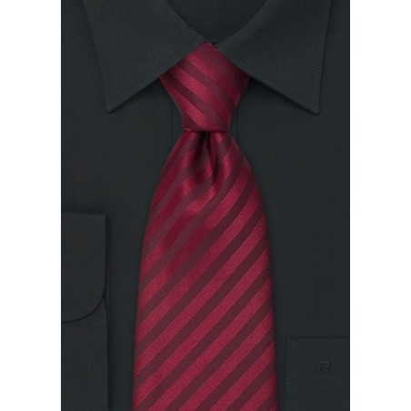 Business Necktie in Classic Burgundy