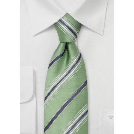 Mint Green Designer Tie in XL