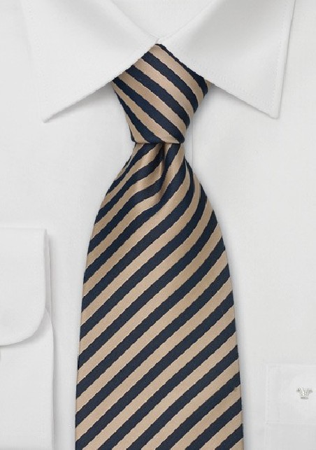 Narrow Striped Ties - Striped Necktie "Signals" by Parsely