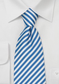 Kids Ties - Royal Blue & White Kids Tie