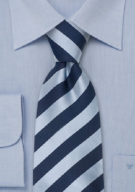 Striped XL Neckties - Striped Tie "Identity" by Parsley