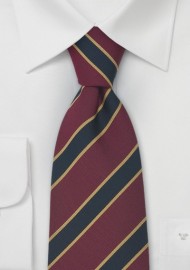 British Regimental XL Ties - British Necktie "Bristol" in XL Length