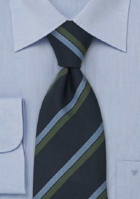 British Neck Ties -  British Striped Tie "Somerset"