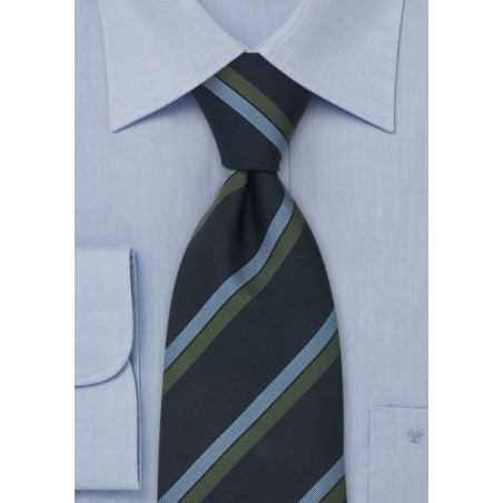 British Neck Ties -  British Striped Tie "Somerset"