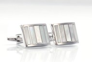 Formal Cufflinks - Mother of Pear Cufflinks