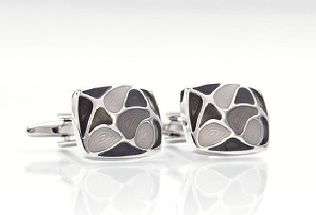 Cufflinks Retro Design Silver Cufflinks