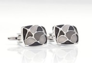 Cufflinks Retro Design Silver Cufflinks