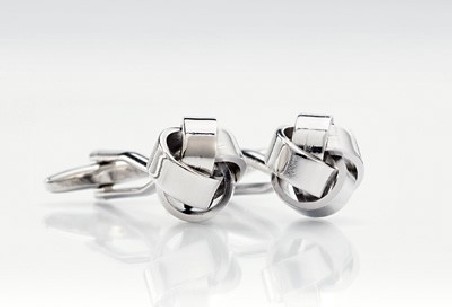 Silver Knot Cufflinks
