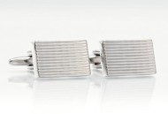 Plain Silver Cufflinks - Classic silver cufflinks by Mont Pellier