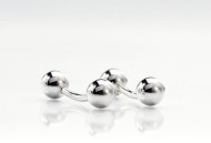 Silver Cufflinks - Designer Cufflinks by Mont Pellier