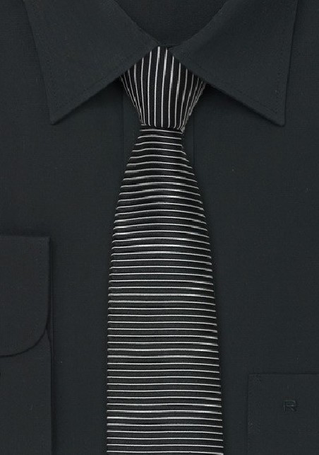 Narrow Designer Ties - Skinny Necktie by Cavallieri