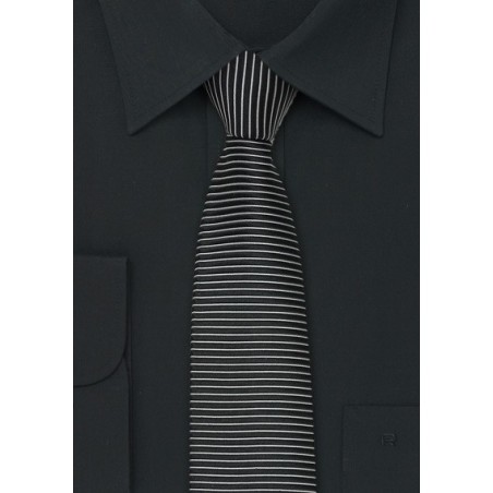 Narrow Designer Ties - Skinny Necktie by Cavallieri