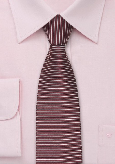 Red Skinny Ties - Designer Tie by Cavallieri