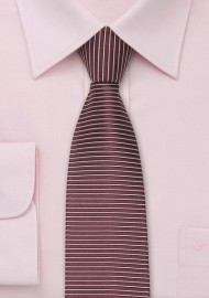 Red Skinny Ties - Designer Tie by Cavallieri