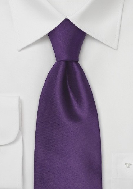 Indigo-Purple Silk Necktie