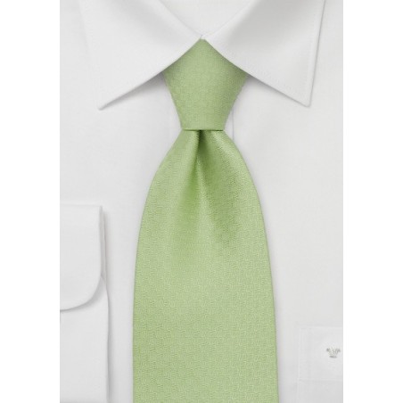 Bright Green Silk Tie