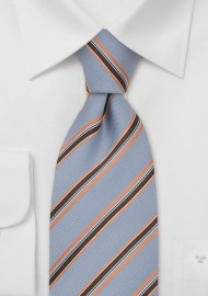Blue Striped Tie by Tie Designer Chevalier