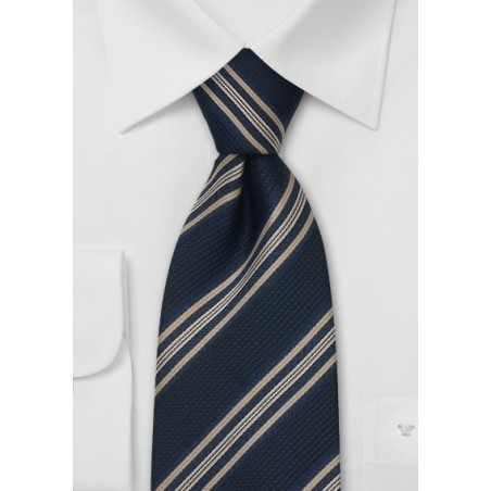 Designer Ties - Navy Blue Tie by Chevalier