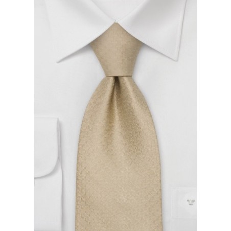 Wheat Color Necktie - Elegant Necktie by Chevalier